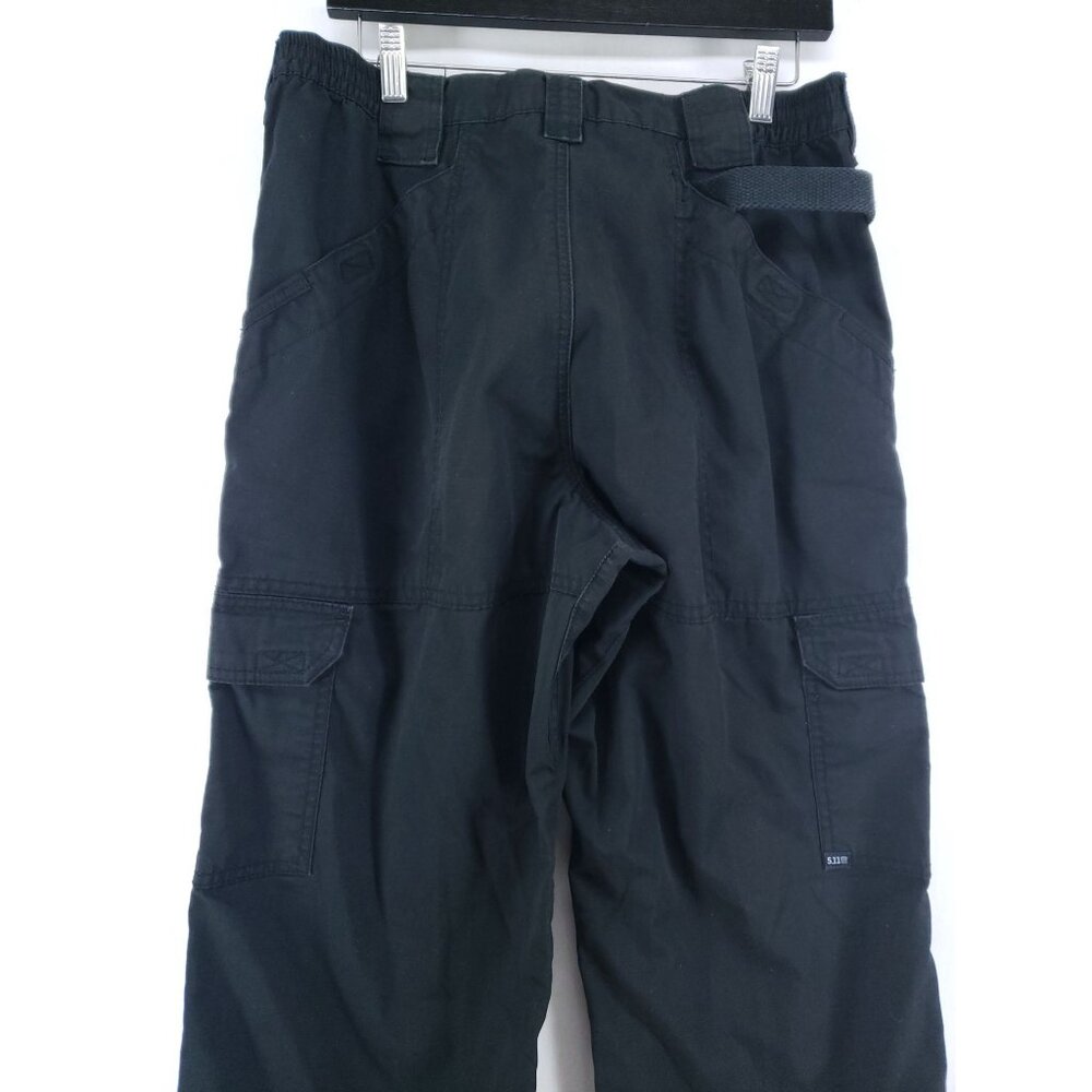 5.11 Tactical Utility Pants Mens 34x32 Black Ripstop - Picture 3 of 10